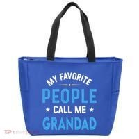 My Favorite People Call Me Grandad Funny Grandad Fathers Day Gift Tote Bag thumb 0