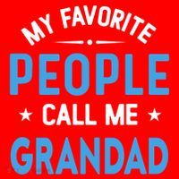 My Favorite People Call Me Grandad Funny Grandad Fathers Day Gift Santa Hat thumb 1