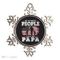 My Favorite People Call Me Papa Flag Gifts Dad Fathers Day Ornament thumb 0
