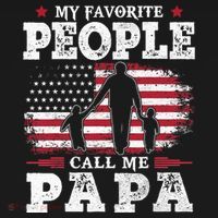 My Favorite People Call Me Papa Flag Gifts Dad Fathers Day Ornament thumb 1