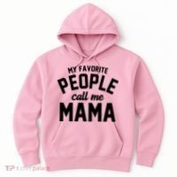 My Favorite People Call Me Mama Hoodie thumb 0
