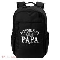 My Favorite People Call Me Papa Backpack thumb 0