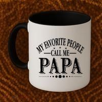 My Favorite People Call Me Papa Coffee Mug thumb 2