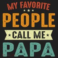 My Favorite People Call Me Papa Funny Papa Gift Women's Sweatshirt thumb 2