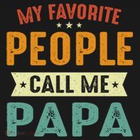 My Favorite People Call Me Papa Funny Papa Gift Women's Hoodie thumb 2