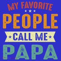 My Favorite People Call Me Papa Funny Papa Gift Apron thumb 3