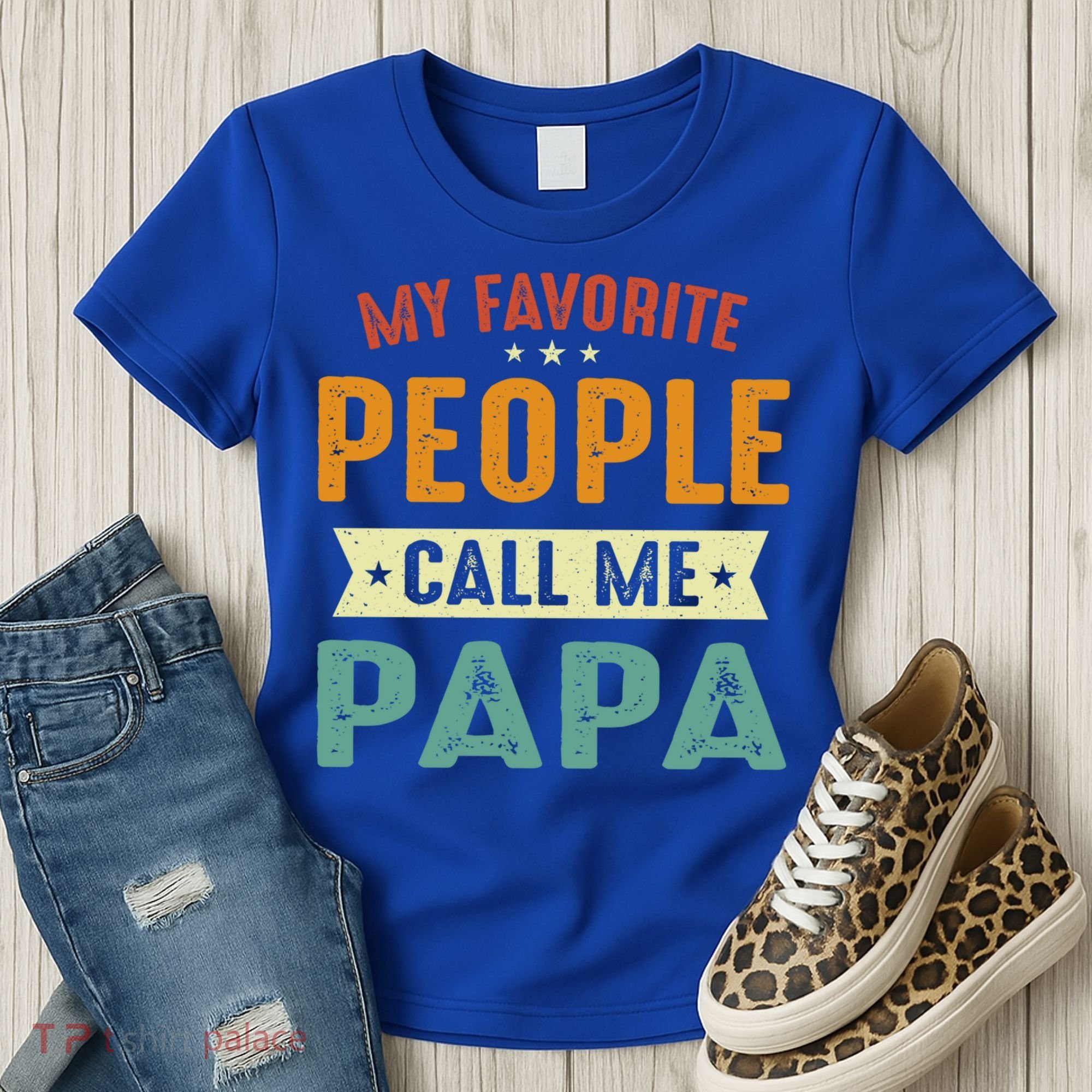 My Favorite People Call Me Papa Funny Papa Gift Women's T-Shirt