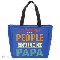 My Favorite People Call Me Papa Funny Papa Gift Tote Bag thumb 0