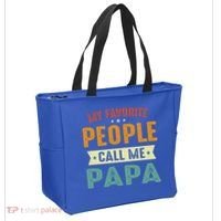 My Favorite People Call Me Papa Funny Papa Gift Tote Bag thumb 2