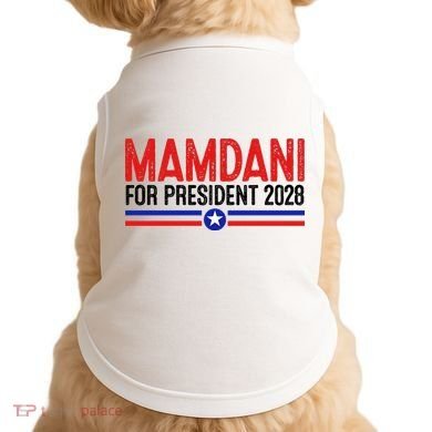 Mamdani For President 2028 Election Doggie Tank