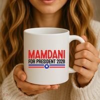 Mamdani For President 2028 Election Coffee Mug thumb 3