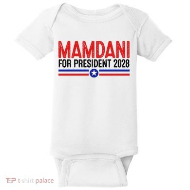 Mamdani For President 2028 Election Baby Bodysuit