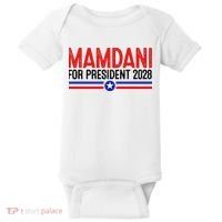 Mamdani For President 2028 Election Baby Bodysuit thumb 0