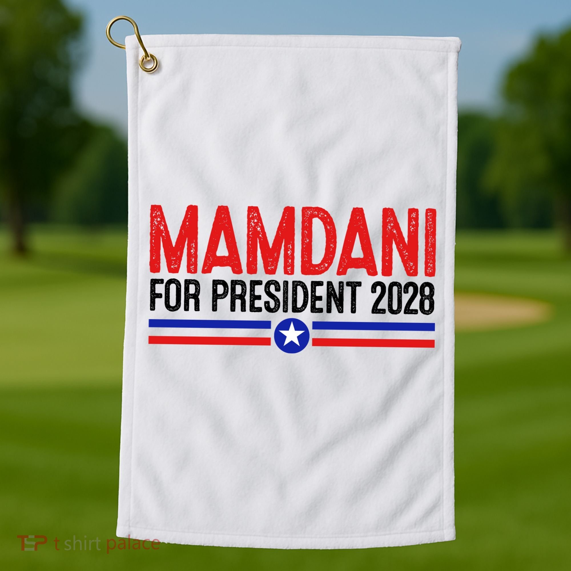 Mamdani For President 2028 Election Golf Towel