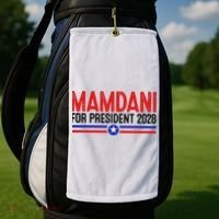 Mamdani For President 2028 Election Golf Towel thumb 2