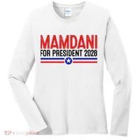 Mamdani For President 2028 Election Women's Long Sleeve Shirt thumb 0