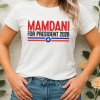 Mamdani For President 2028 Election Women's T-Shirt thumb 2