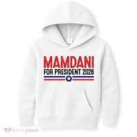 Mamdani For President 2028 Election Kids Hoodie thumb 0