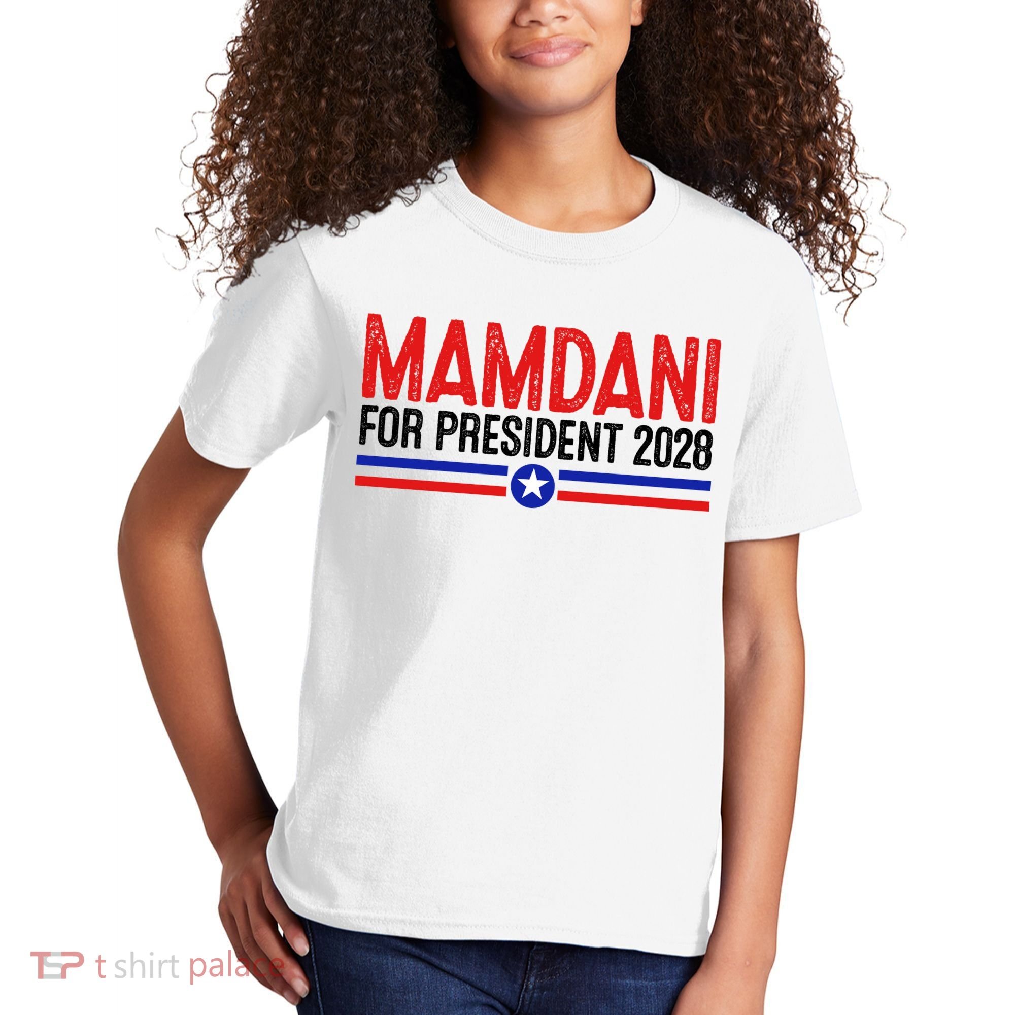 Mamdani For President 2028 Election Kids T-Shirt