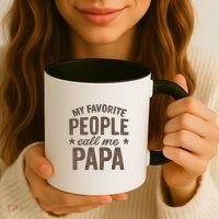 My Favorite People Call Me Papa Coffee Mug thumb 3