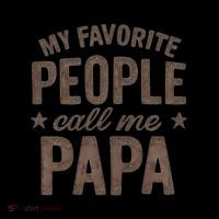 My Favorite People Call Me Papa Ornament thumb 1