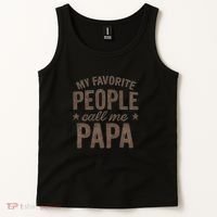 My Favorite People Call Me Papa Tank Top thumb 2