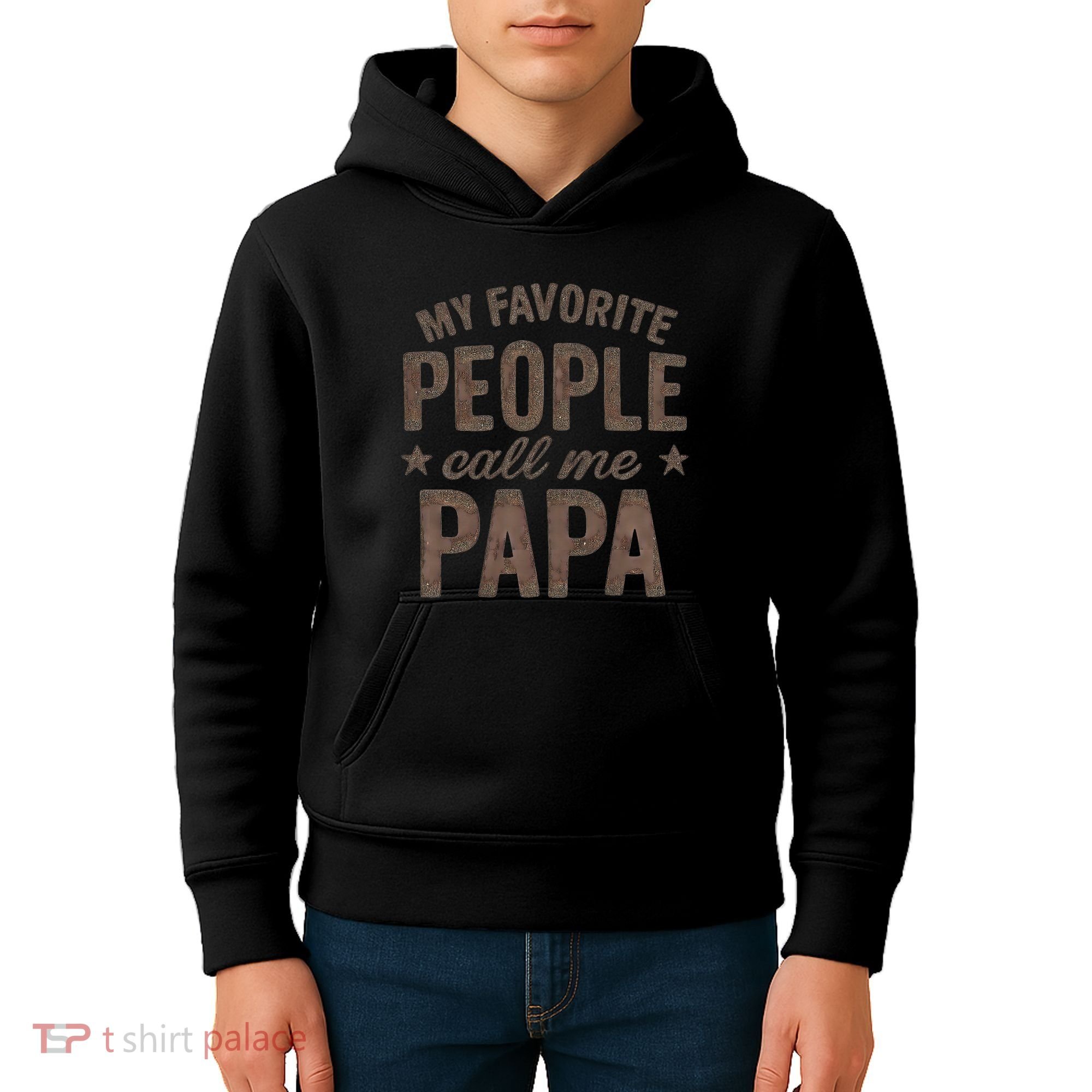 My Favorite People Call Me Papa Kids Hoodie