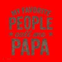 My Favorite People Call Me Papa Santa Hat thumb 1