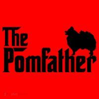 Mens Funny Pomeranian Father Dad The Pom Father Dog Lover Santa Hat thumb 1