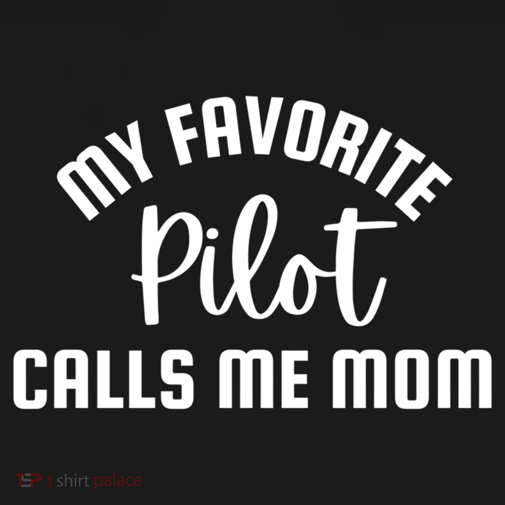 My Favorite Pilot Calls Me Mom Aviator Mother Aviation Gift Women's Hoodie