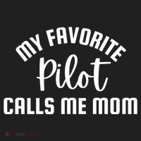My Favorite Pilot Calls Me Mom Aviator Mother Aviation Gift Hat thumb 2