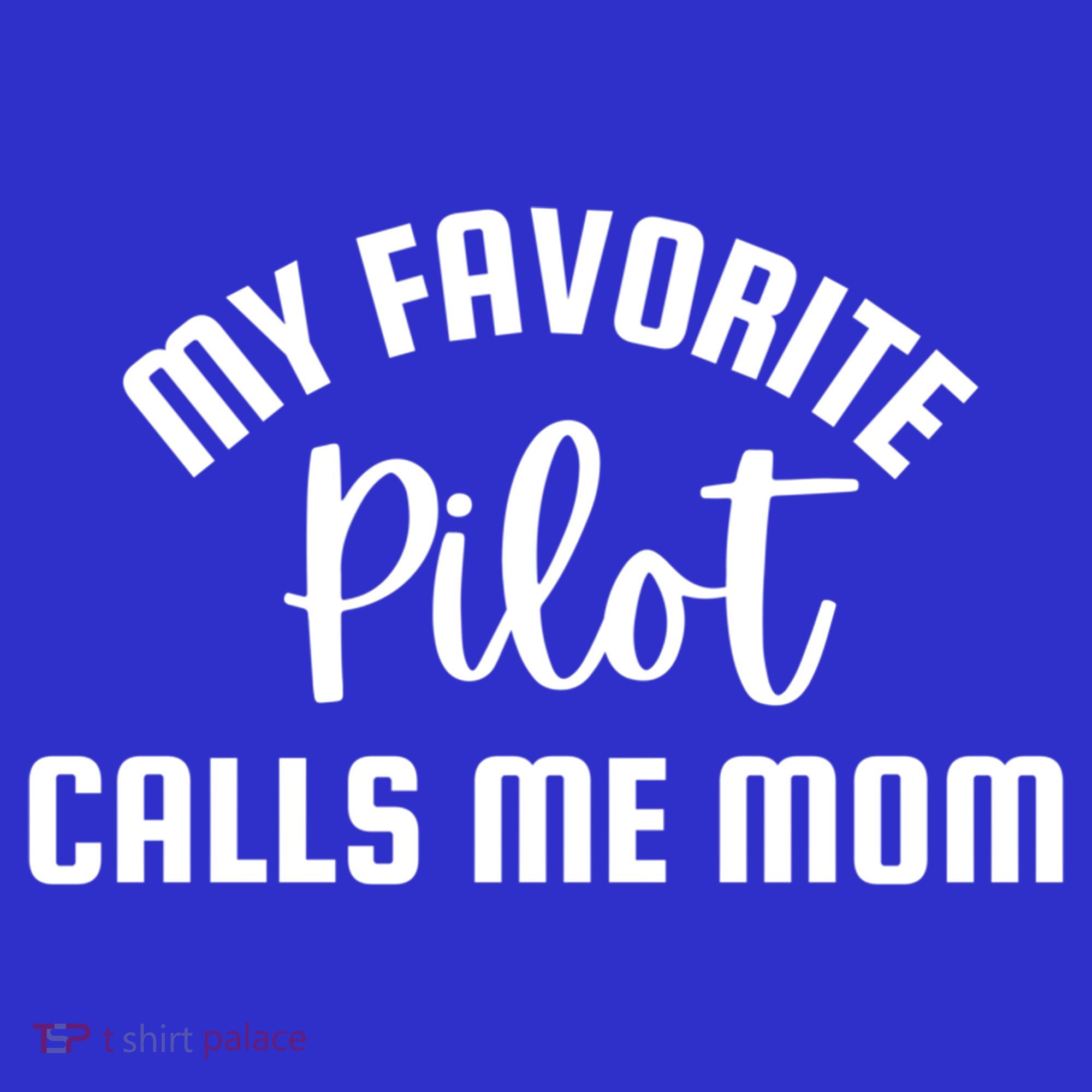 My Favorite Pilot Calls Me Mom Aviator Mother Aviation Gift Women's Tank Top
