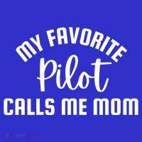 My Favorite Pilot Calls Me Mom Aviator Mother Aviation Gift Tote Bag thumb 4
