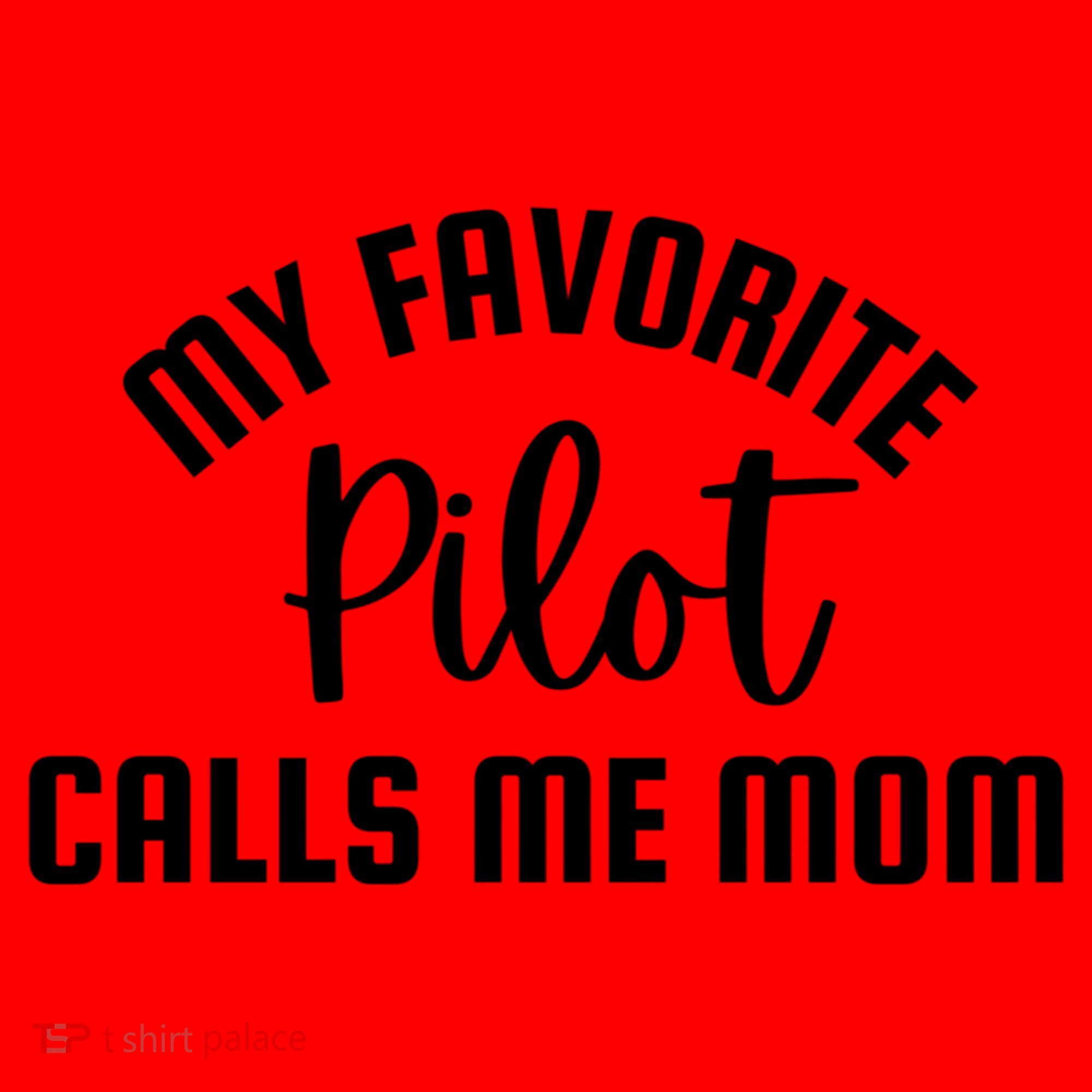 My Favorite Pilot Calls Me Mom Aviator Mother Aviation Gift Santa Hat