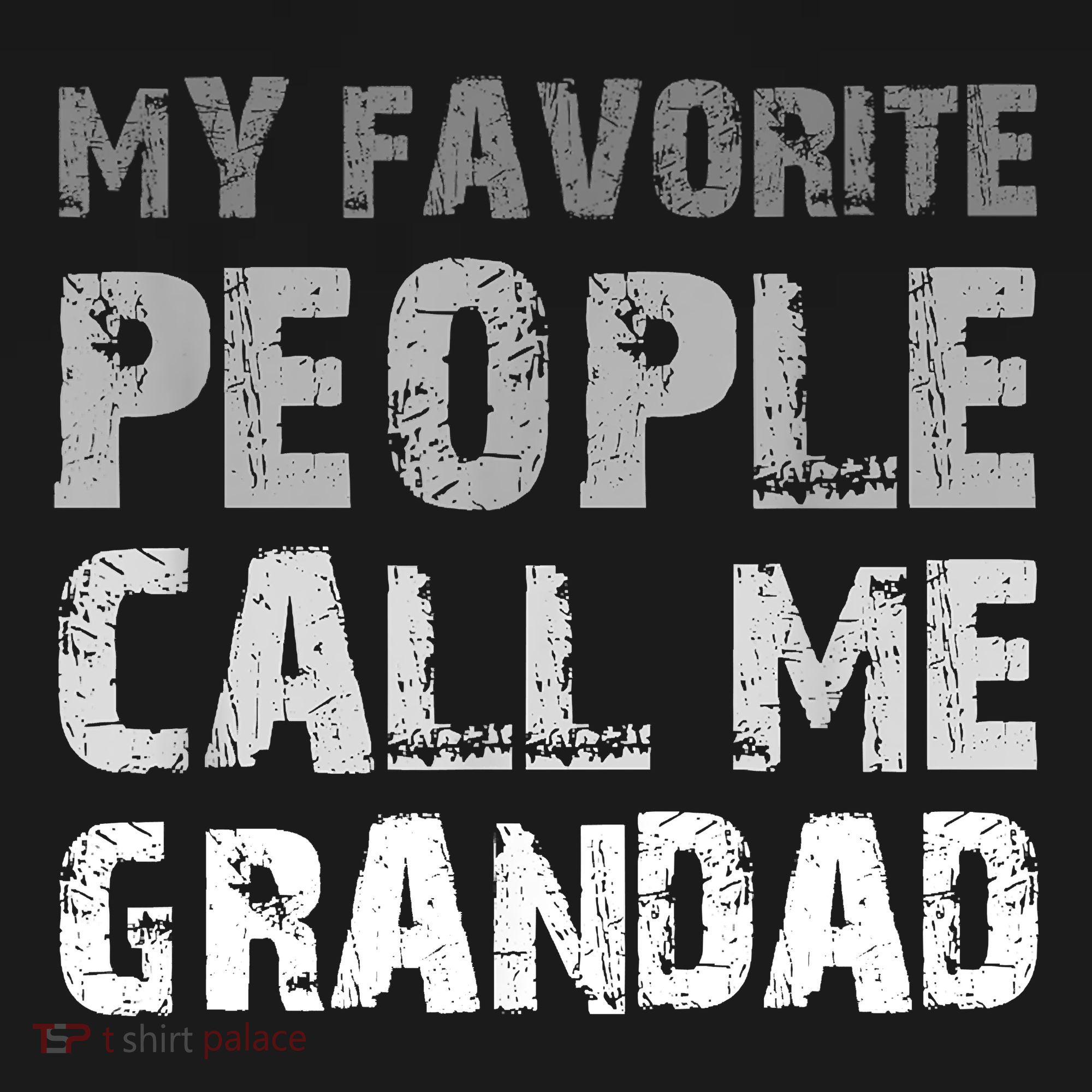 My Favorite People Call Me Grandad Grandpa Fathers Day Mousepad