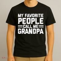 My Favorite People Call Me Grandpa Vintage T-Shirt thumb 3