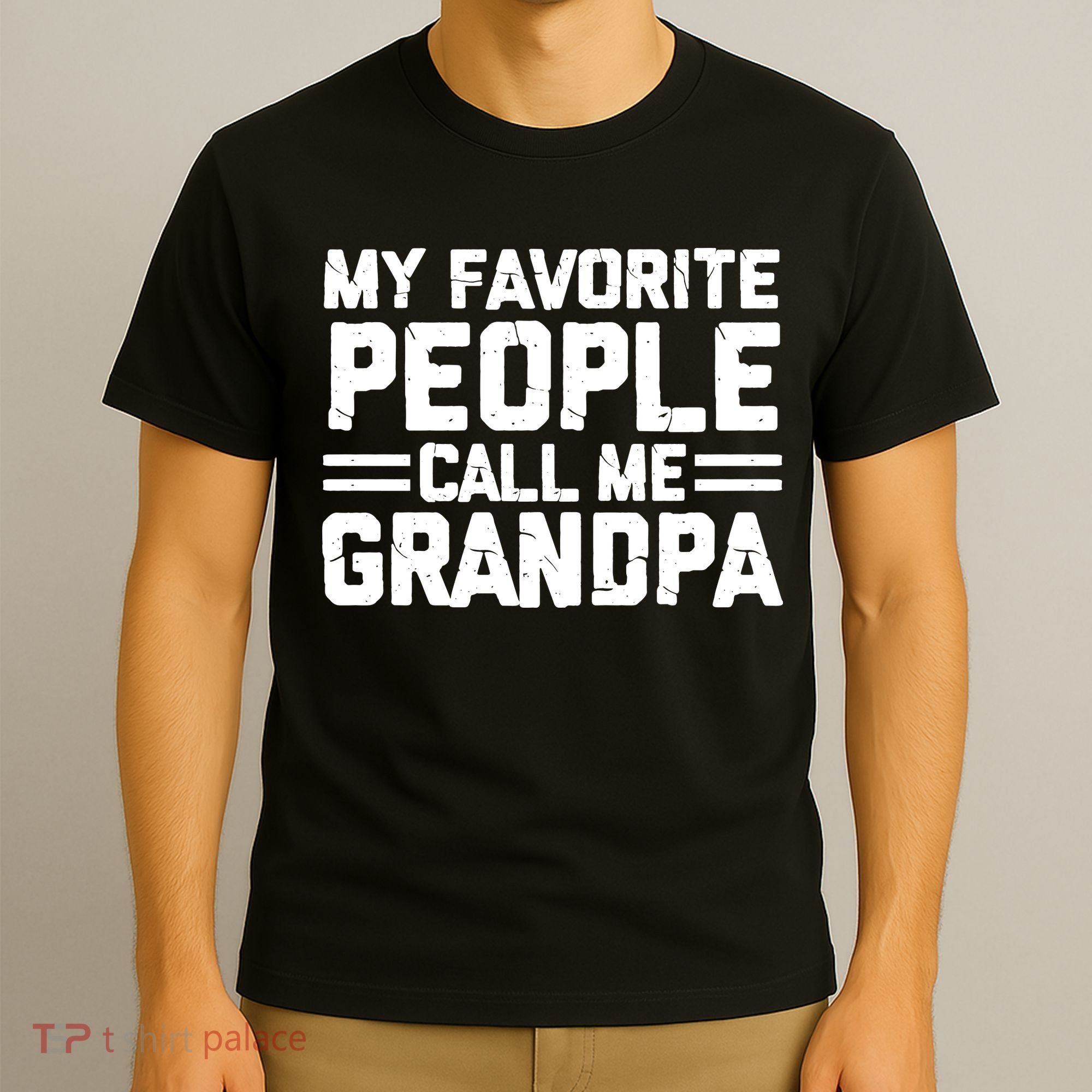 My Favorite People Call Me Grandpa Vintage T-Shirt