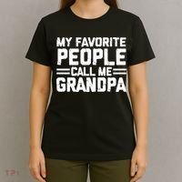 My Favorite People Call Me Grandpa Vintage T-Shirt thumb 4
