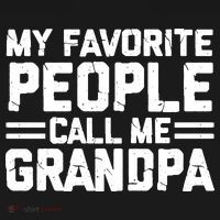 My Favorite People Call Me Grandpa Vintage T-Shirt thumb 7