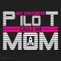 My Favorite Pilot Calls Me Mom To The Mars With Rocket Gift Hat thumb 2
