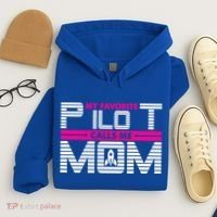My Favorite Pilot Calls Me Mom To The Mars With Rocket Gift Hoodie thumb 4