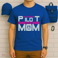 My Favorite Pilot Calls Me Mom To The Mars With Rocket Gift T-Shirt thumb 6