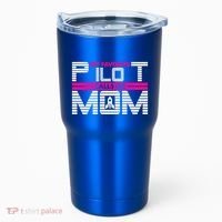 My Favorite Pilot Calls Me Mom To The Mars With Rocket Gift Tumbler thumb 0