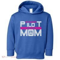 My Favorite Pilot Calls Me Mom To The Mars With Rocket Gift Toddler Hoodie thumb 0