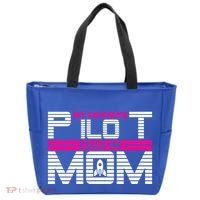 My Favorite Pilot Calls Me Mom To The Mars With Rocket Gift Tote Bag thumb 0