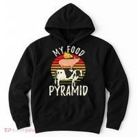 My Food Pyramid Meat Eater Carnivore Diet Food Nutrition Fun Hoodie thumb 0