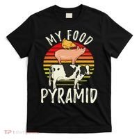 My Food Pyramid Meat Eater Carnivore Diet Food Nutrition Fun T-Shirt thumb 0