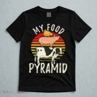 My Food Pyramid Meat Eater Carnivore Diet Food Nutrition Fun T-Shirt thumb 5