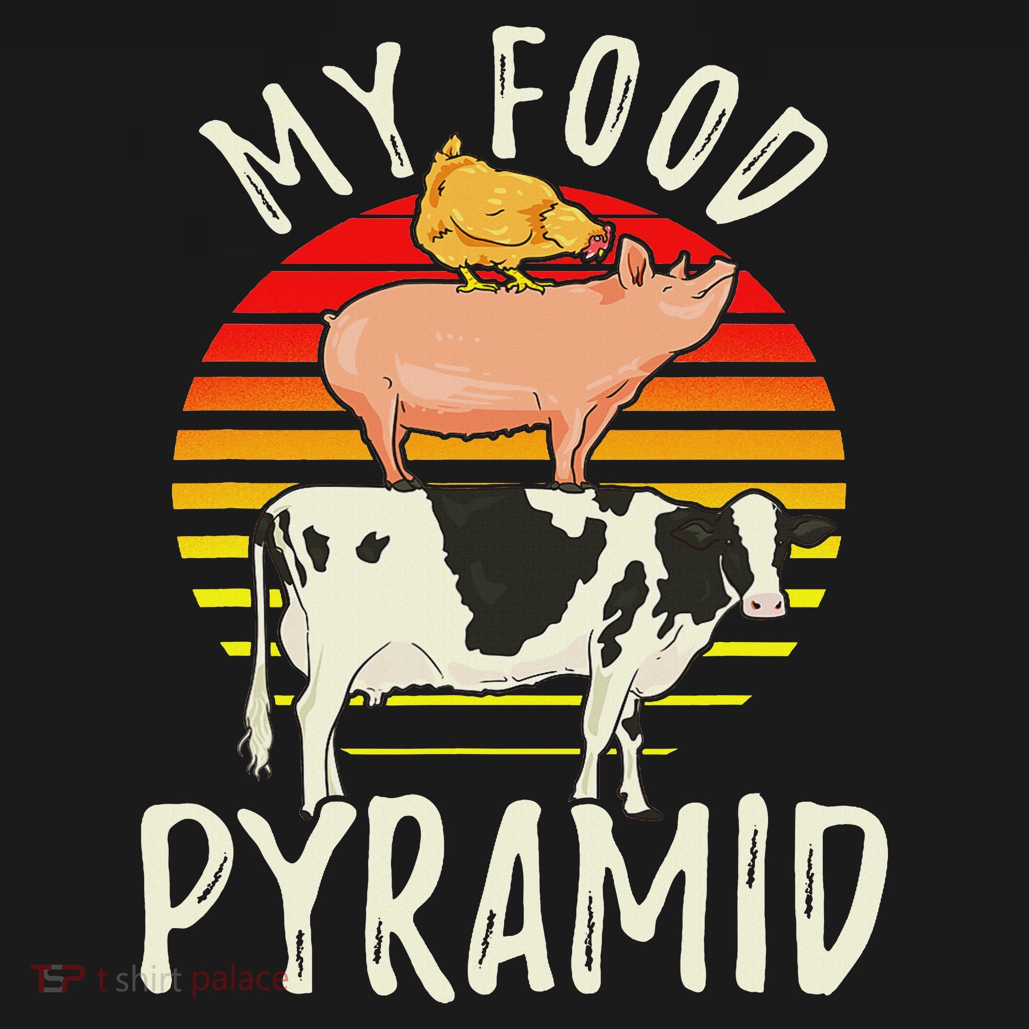 My Food Pyramid Meat Eater Carnivore Diet Food Nutrition Fun Women's Hoodie