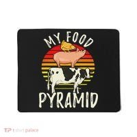 My Food Pyramid Meat Eater Carnivore Diet Food Nutrition Fun Mousepad thumb 0